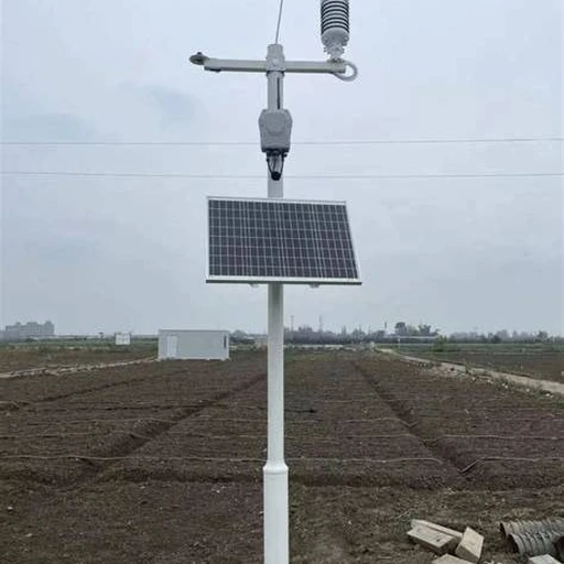 Seeed reference image of a solar-powered field weather station.